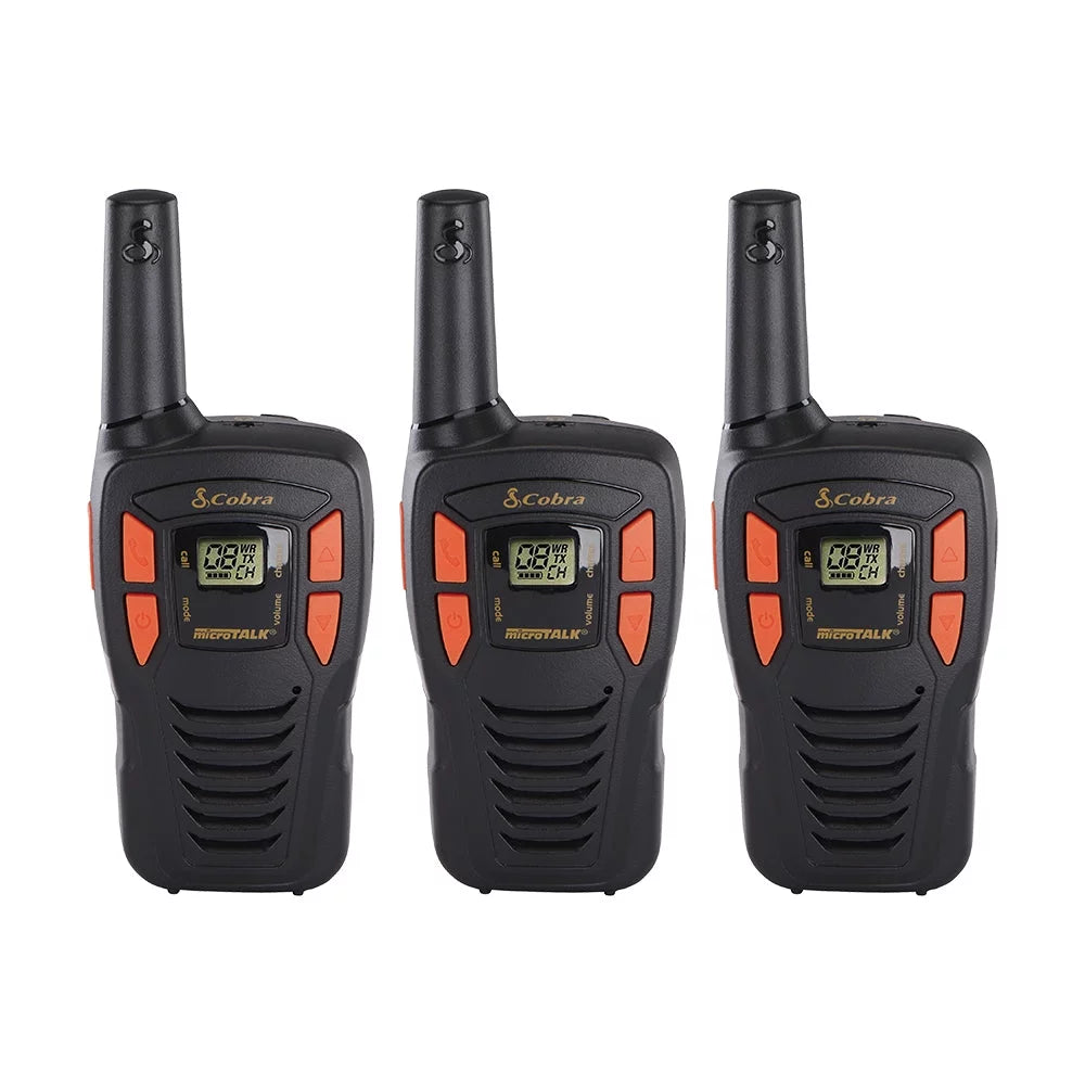 Channels, Adults for Two-Way ACXT145 Radio 22 Cobra 16-Mile Rechargeable, Lightweight, Talkies Long Range Set Compact - Walkie