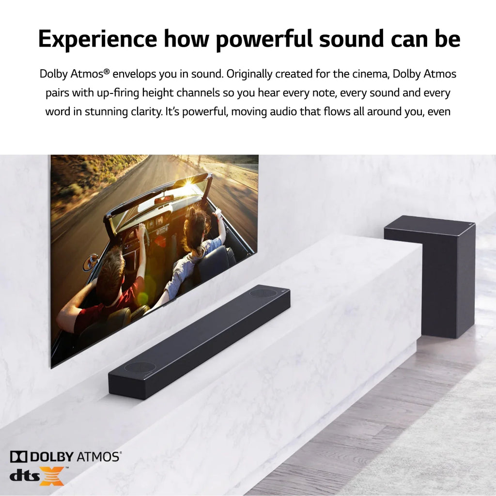 Atmos SPM7A Channel (Refurbished) LG High Dolby Audio Soundbar 3.1.2 Restored 4K with and Res Pass-Through,