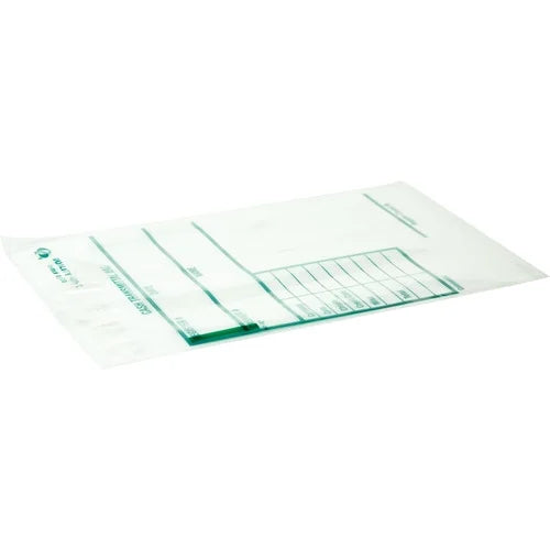 6" White Park Transporting Cash with - Transmittal Bags Width Length 100/Pack x Quality - 9" - Redi-Strip