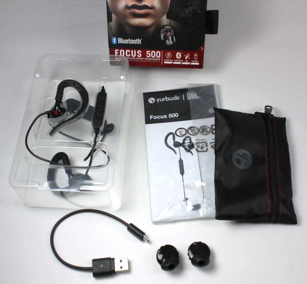 JBLFOCU500BLK Headphones Wireless Focus In-Ear Sport JBL 500