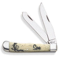 NATURAL 7948 SS) TRAPPER-SON(6254 WR Knife Pocket XX SMOOTH BONE Case