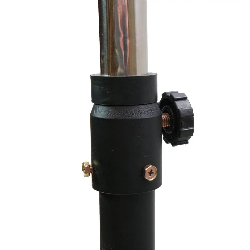 3-Speed Height Pedestal 30" Jet Adjustable Black Industrial Oscillating Fan