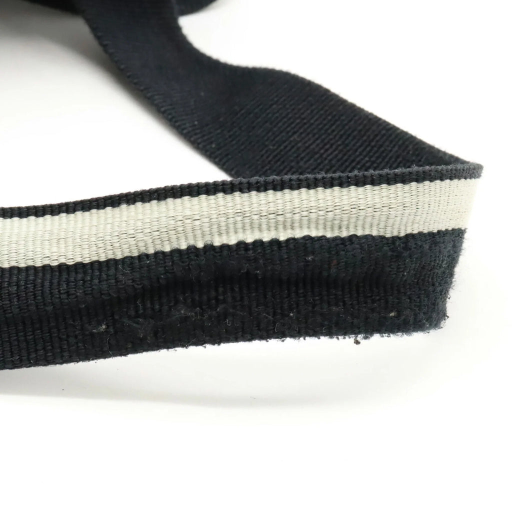 Nylon Daypack Travel CHANEL Rucksack (Good) Jacquard Line Chanel Black Old Backpack Pre-Owned