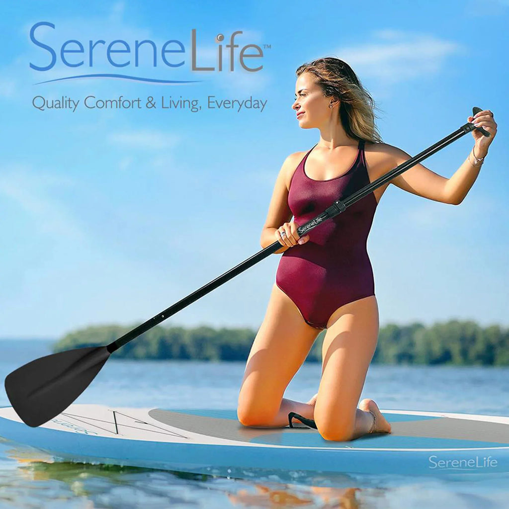 Height Oar Boards Serenelife with Up Universal Adjustable Paddle for Stand