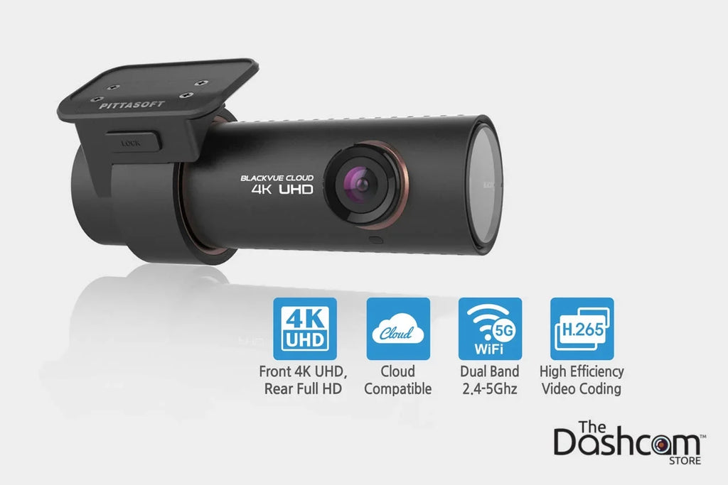 GPS Dashcam Memory Card 4K 16GB Cloud-Capable WiFi DR900S-1CH w/ Lens BlackVue Single
