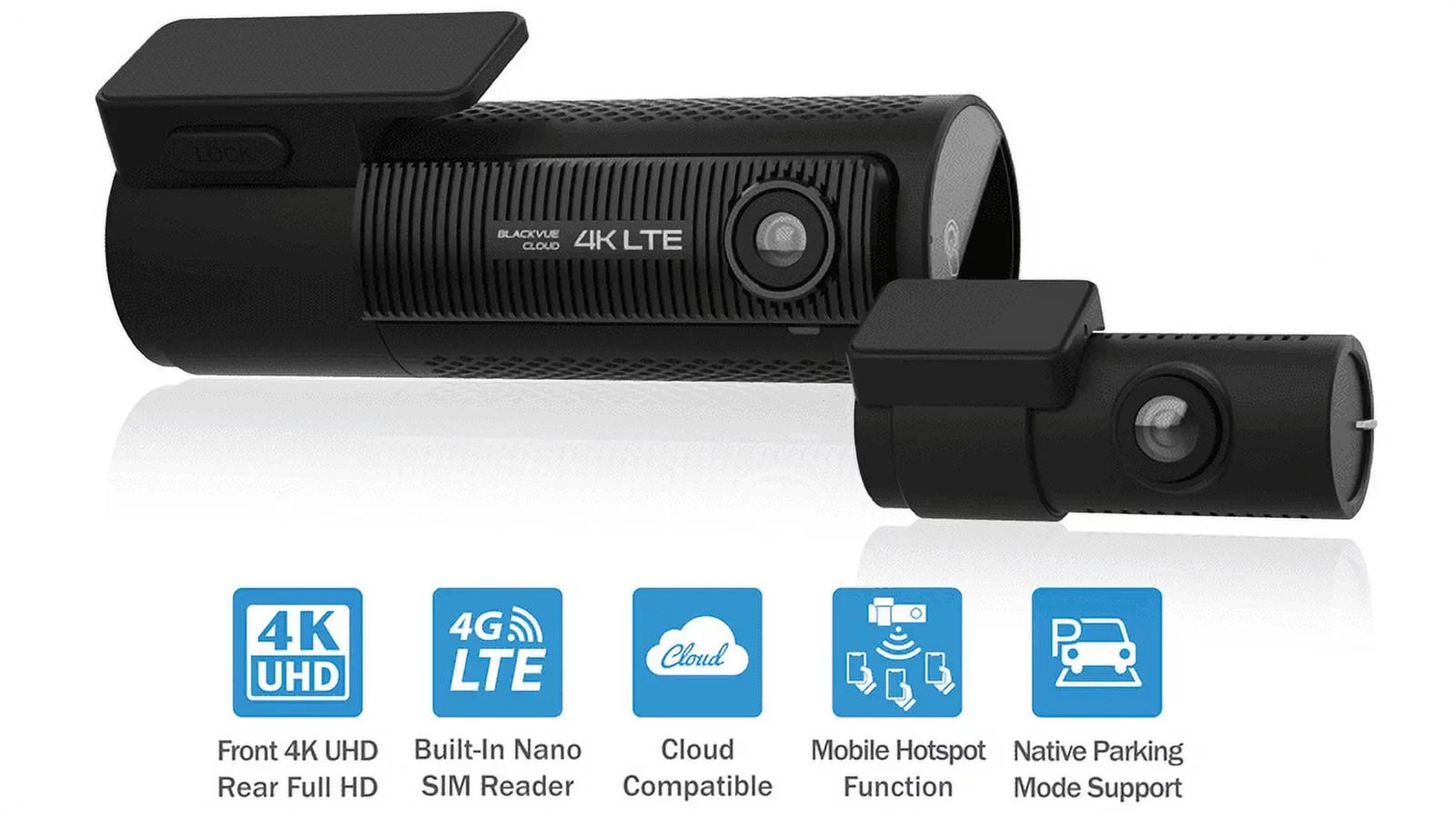 CLOUD DASHCAM | DR970X-2CH WI-FI,GPS,PARKING | BLACKVUE (64GB) UHD 4K LTE MODE