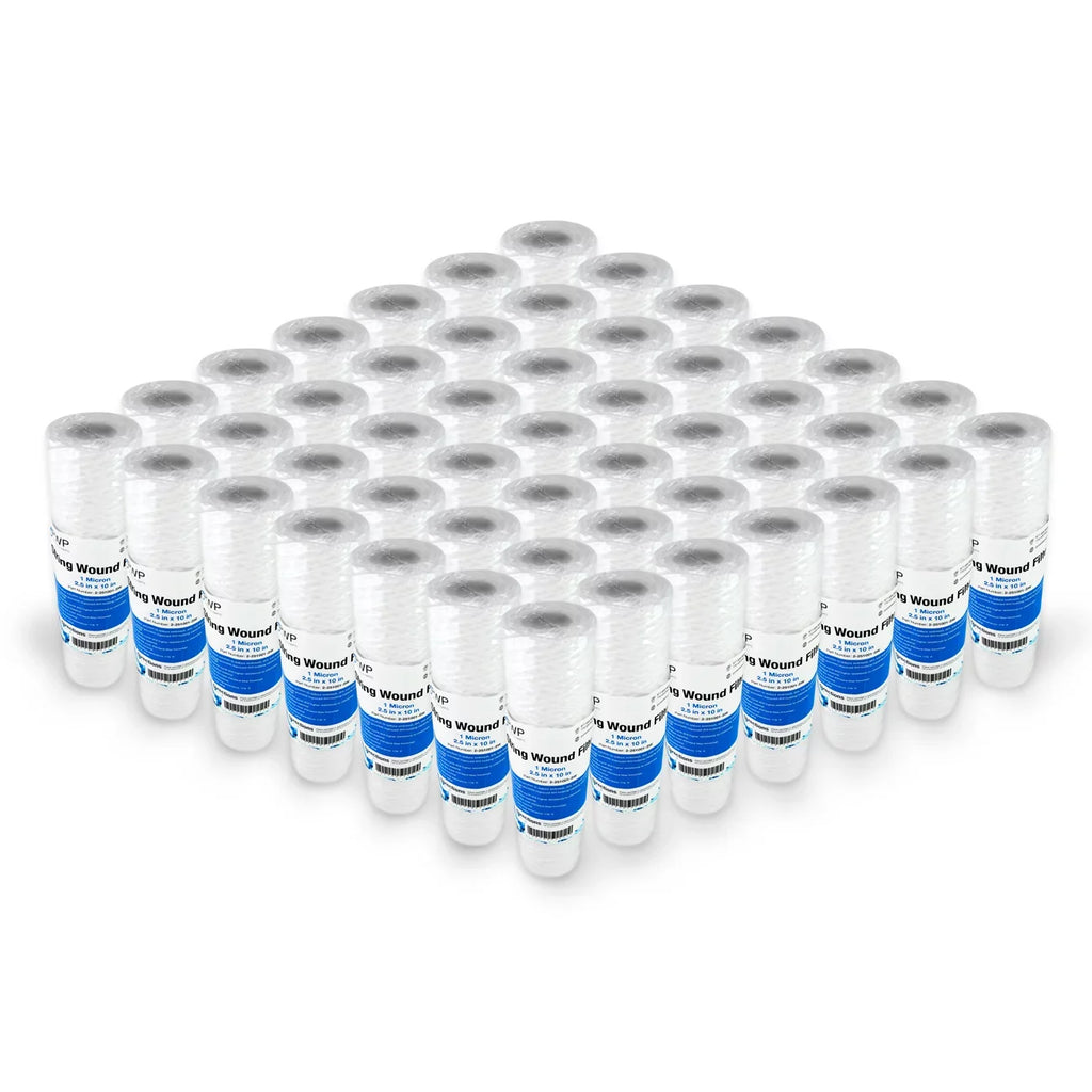 1 2.5x10" String Wound Micron 50 Water Standard Pack Cartridge Sediment Filter