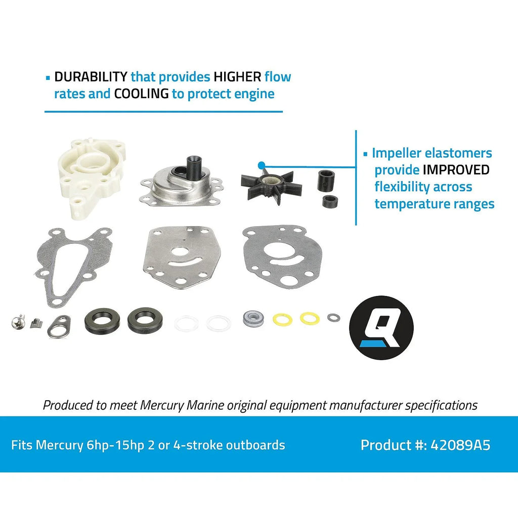 Mercury # Repair 5 Mercruiser Quicksilver New Kit-W/P 46-42089A Oem Part