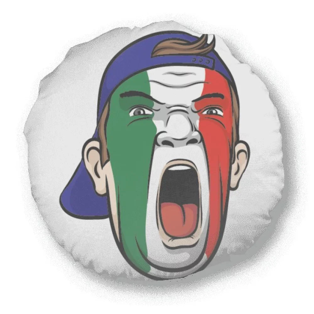Home Round Decoration Flag Throw Cap Facial Cushion Head Italy Pillow Makeup