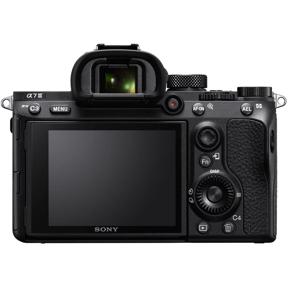 Memory a7III Accessory Bundle 24.2MP Frame Sony Body a7III Camera & Lens Full Interchangeable Mirrorless Flash 64GB +