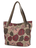 East Koltov Tote, Vegan Marbella West Leaf / Leather Emily Bay