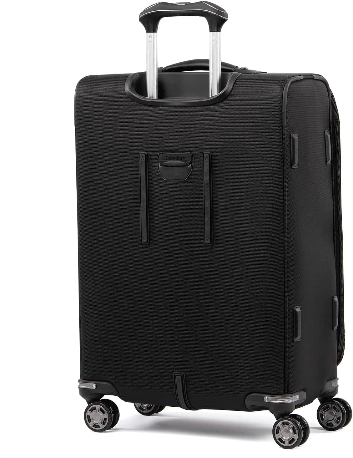 Men Lock, Black, 8 Expandable Softside and Travelpro Checked Checked TSA Suitcase, Shadow Black Spinner Platinum Medium Shadow 25-Inch Checked-Medium Luggage, Women, 25-Inch Wheel Elite