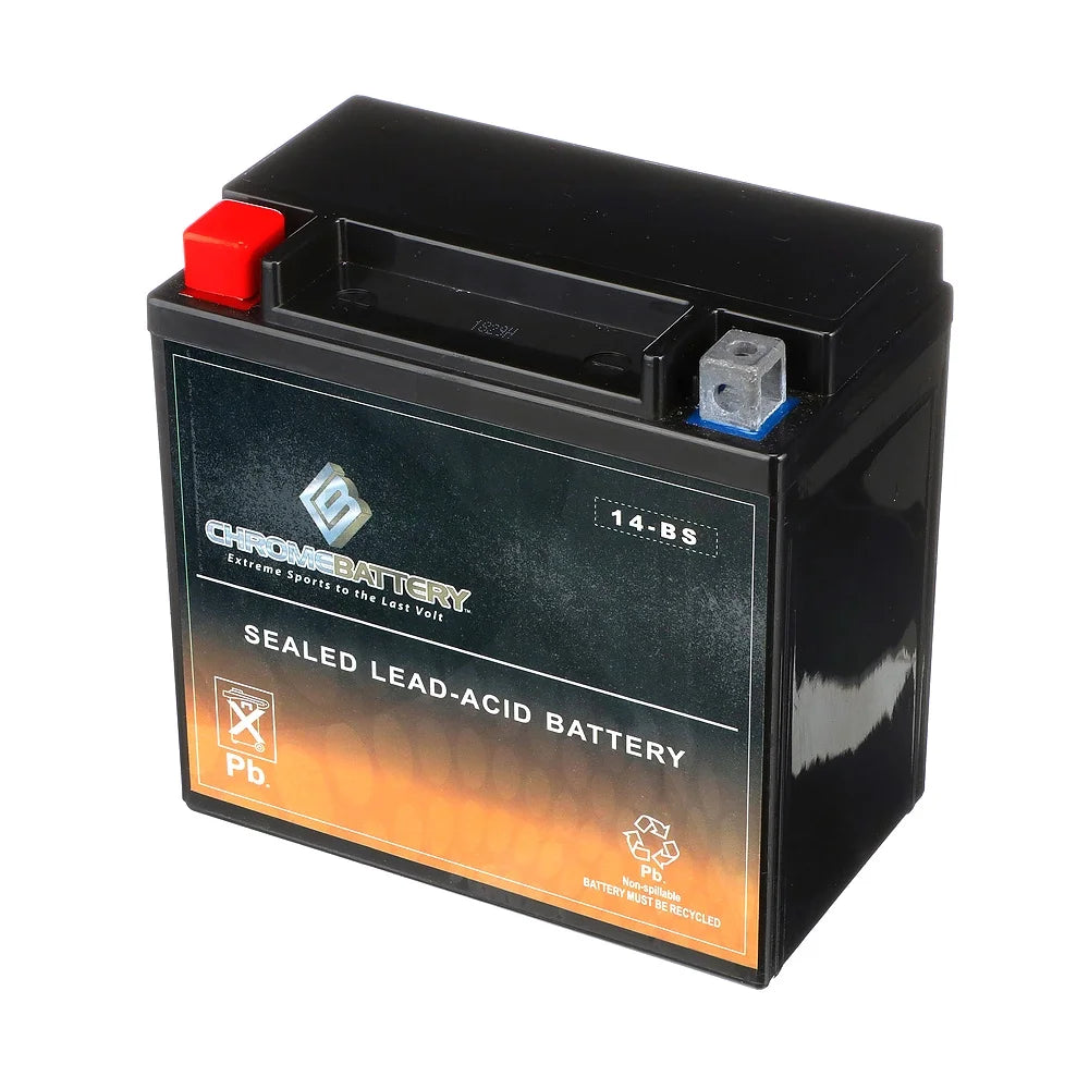 Zg1400 Abs Chrome for Battery Ytx14-Bs 1400Cc Kawasaki 2009 Motorcycle Concours, Battery