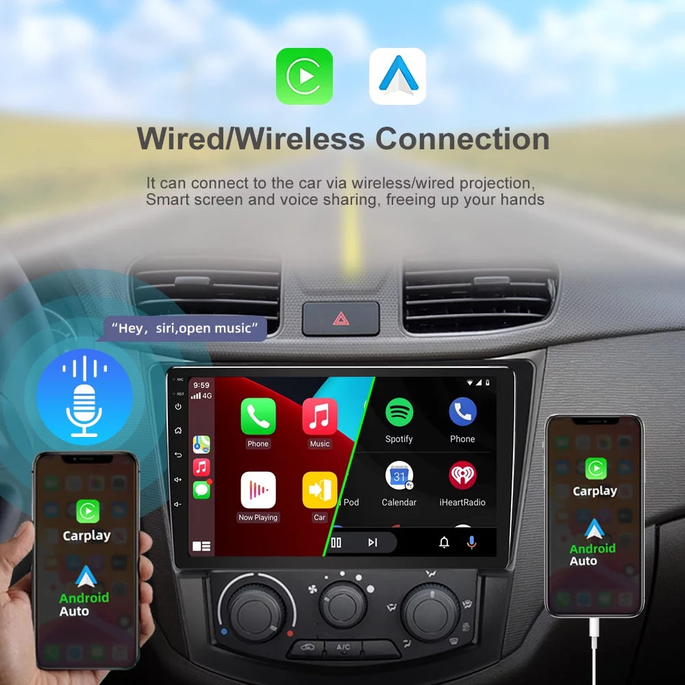 Android Stereo Radio WIFI Isuzu Bluetooth,with Carplay Dmax Car Rearview 9'' For Camera 2019+ Auto Android HD 12 FM with GPS D-Max