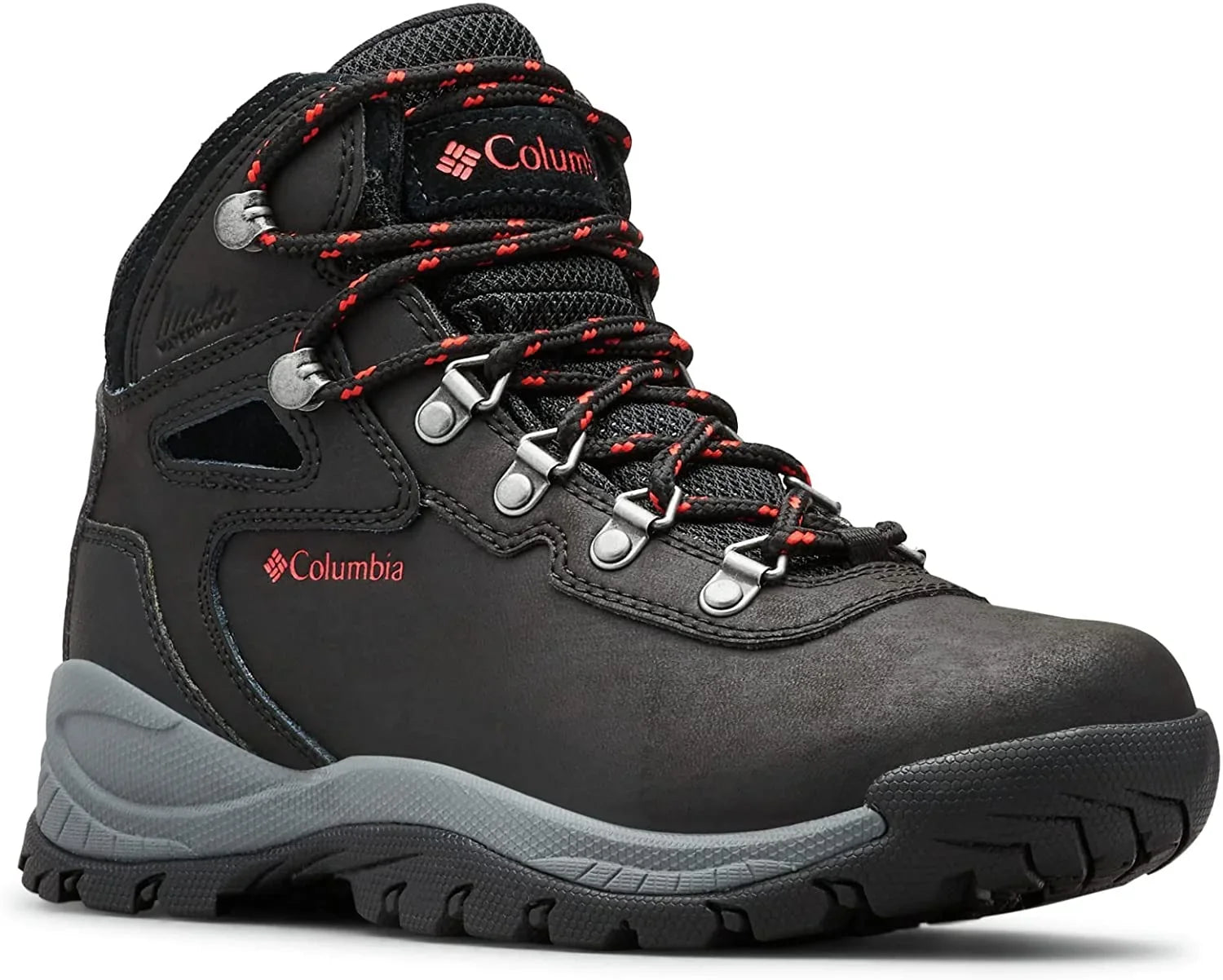 Boot Womens Wide Ridge 10 Columbia Black/Poppy Newton Red Plus