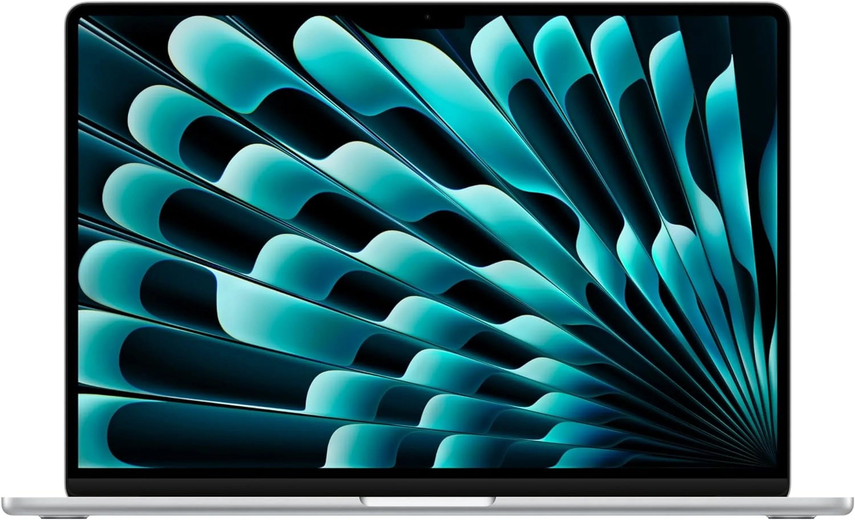 '- 10-core 8-core CPU GPU, and Spanish - 8GB, M3with 256GB Laptop_MacBookAir SSD Silver 15" 2024 Keyboard