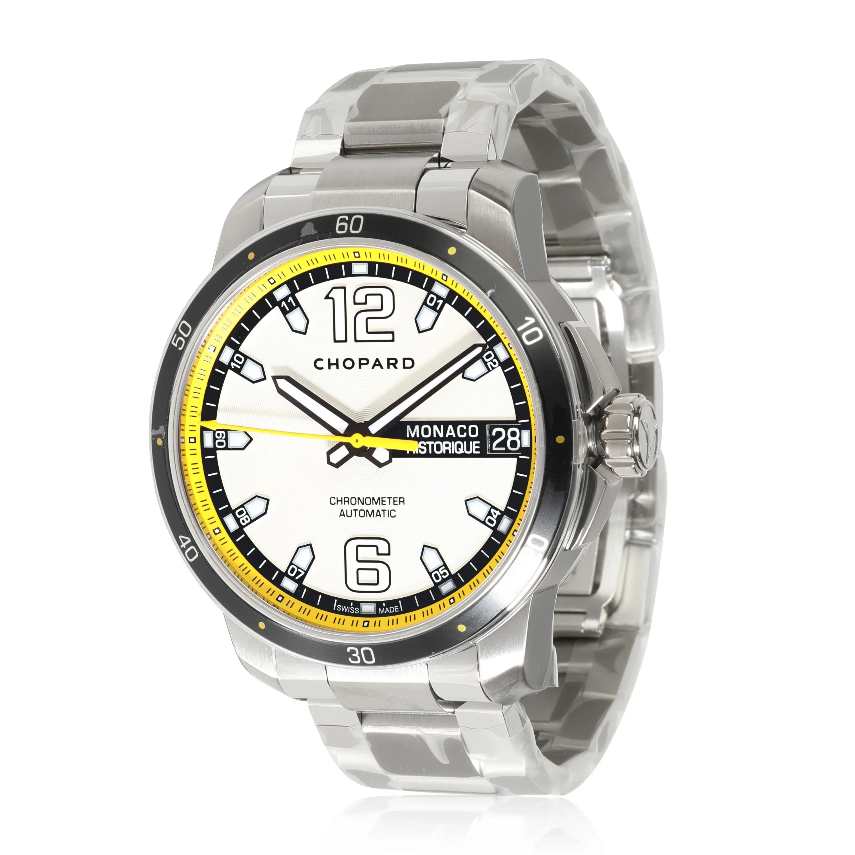 Chopard Historique Pre-Owned 158568-3991 Monaco SS/Titanium Men's Watch in