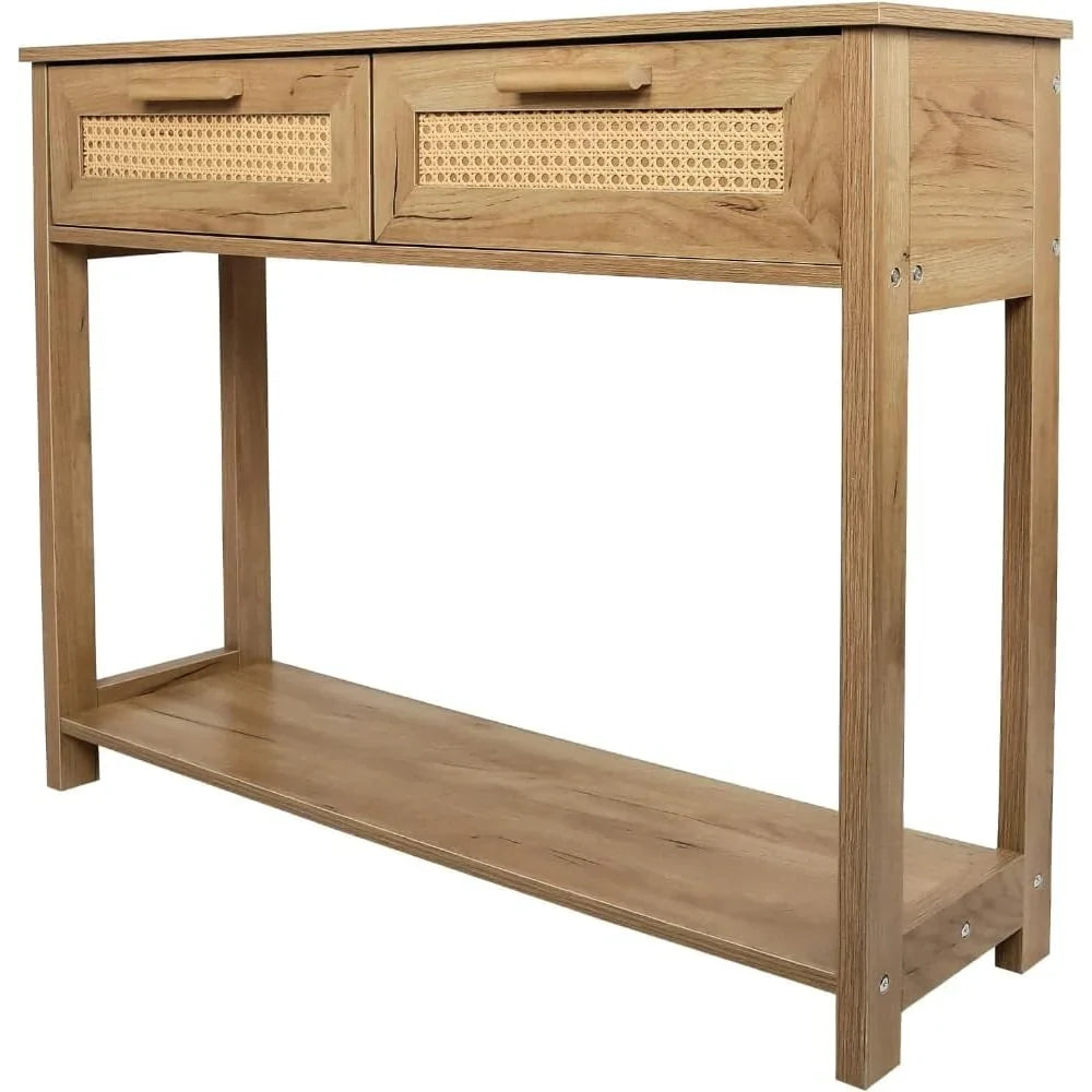 Drawers, Rack, Bedroom, Restaurant 2 Console Table Storage Style for Open Table Entrance Minimalist Table with Office, and with