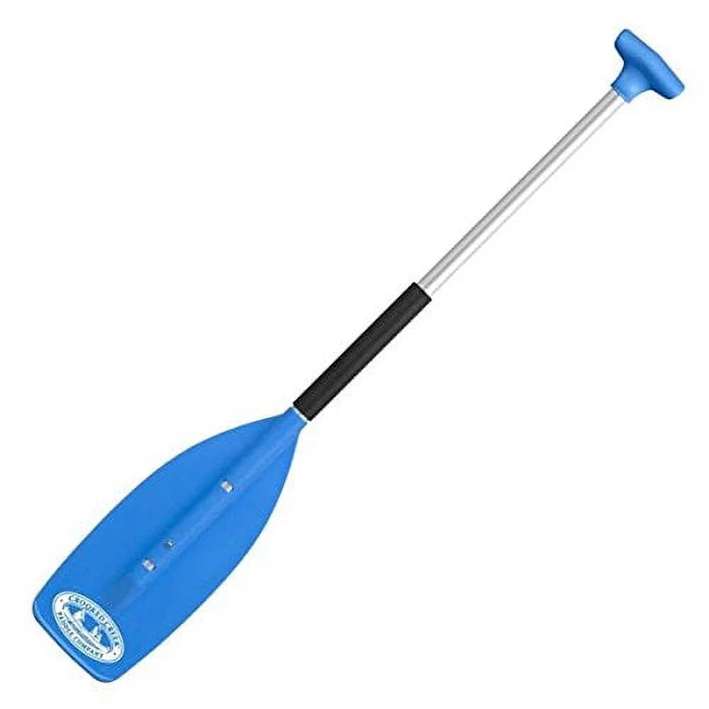 Creek Camco 50451 4.5 Crooked ft. w/Hybrid - Grip Aluminum/Synthetic Blue Paddle