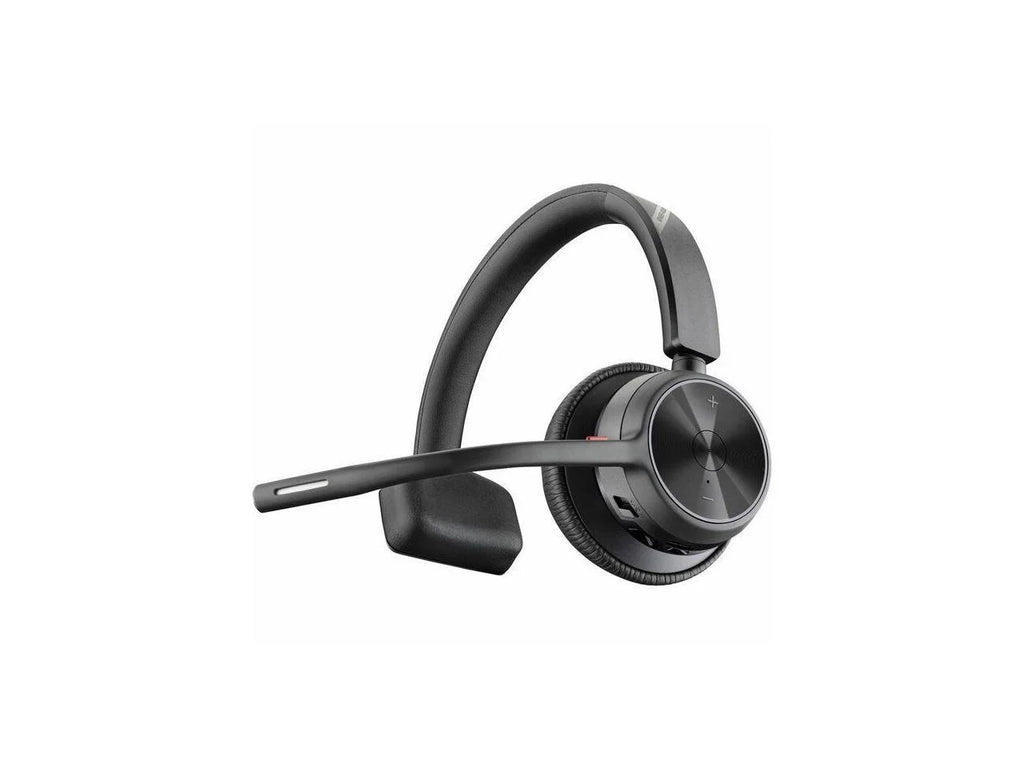 Ear-cup - - Assistant - - Wireless - 298.6 Headset kHz Voyager Hz - Electret Mono - - Charge Bluetooth with Monaural Over-the-head, - - Poly Google 20 Siri, ft 20 On-ear USB-C Condense... - 4310 Stand