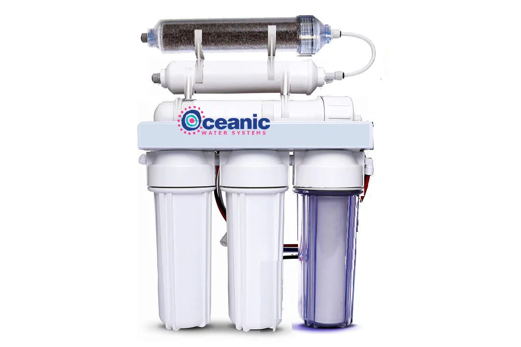Aquarium + TDS / 0 Deionization) Outlet Portable Filtration Reef (Drinking Osmosis Reverse 75 Use | GPD Water Dual System