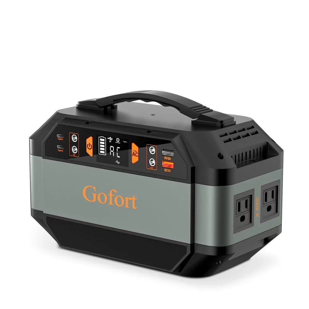 Travel, 2X for Supply AC with Power Outlets and Station, CPAP, Power USB Emergency 299Wh 4X Power Camping, Home 4X Outlets, Generator RV DC Outlets 110V 12V Outdoor 330W Solar Backup Portable