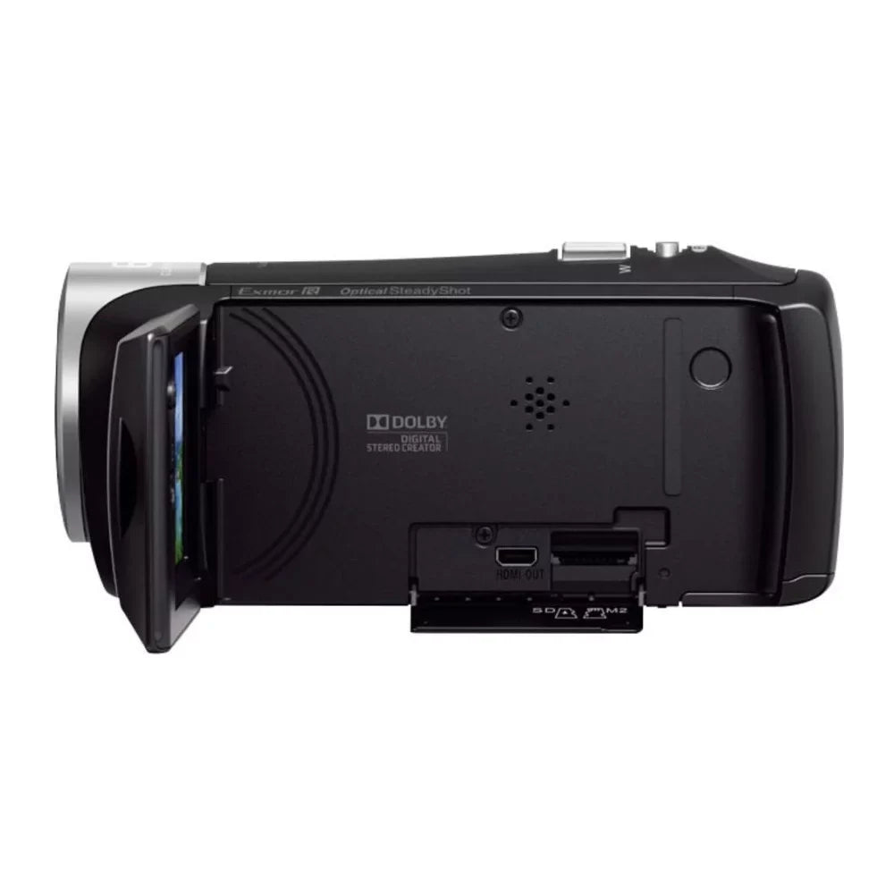 R Bundle 1080p Exmor HD Full CMOS Handycam Sensor Camcorder Sony with (Black)
