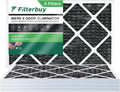 HVAC with Eliminator Air Filterbuy Odor 8 (5-Pack) Furnace Activated 18x30x1 AC Pleated MERV Filters Carbon