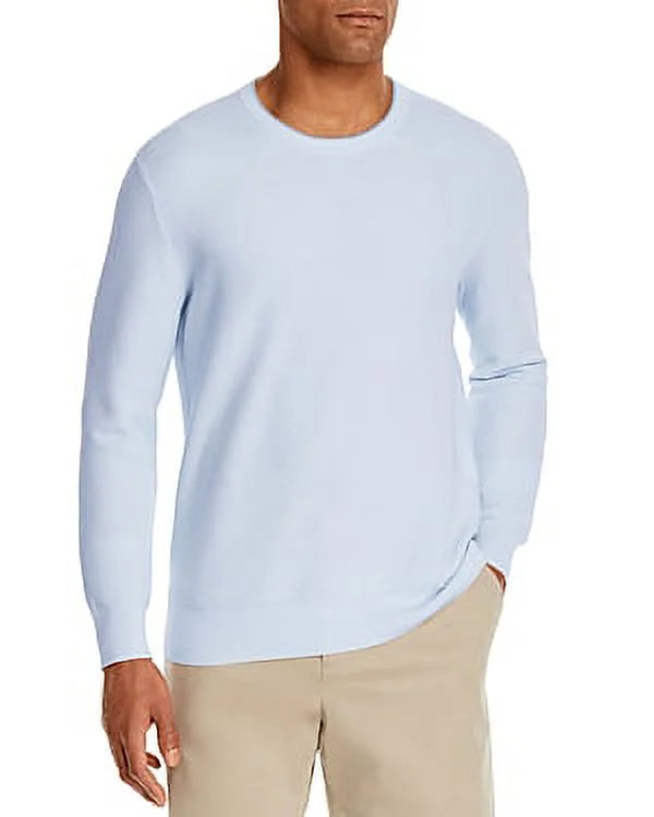 BLUE X-Large CLOUD Textured US Crewneck Tipped Sweater, Bloomingdale's