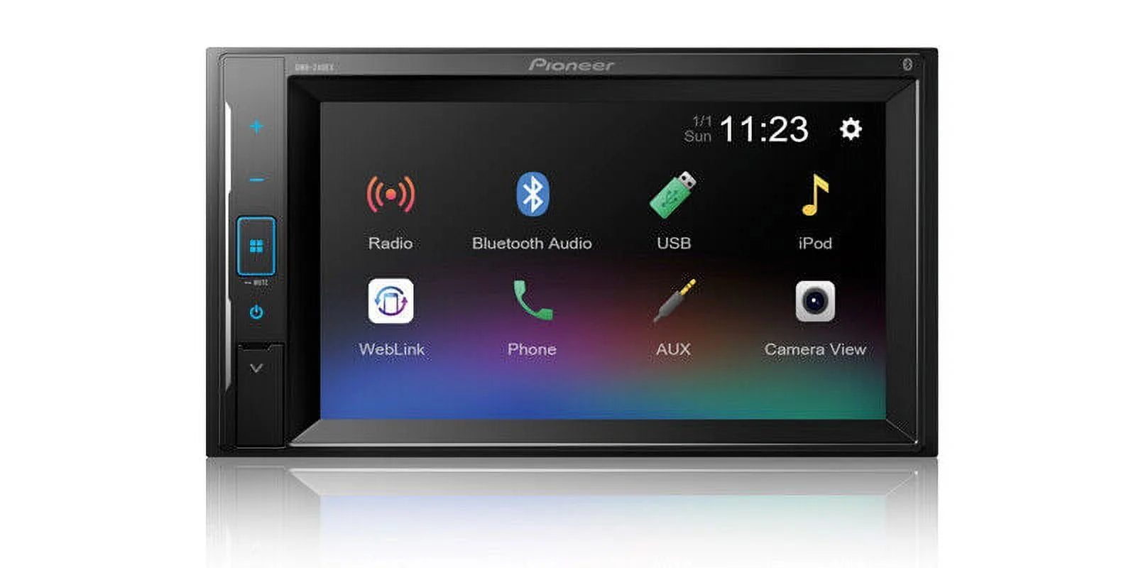 Bundle Car Camera Backup Pioneer Receiver + Rearview XX-20C DMH-240EX Touchscreen 6.2"