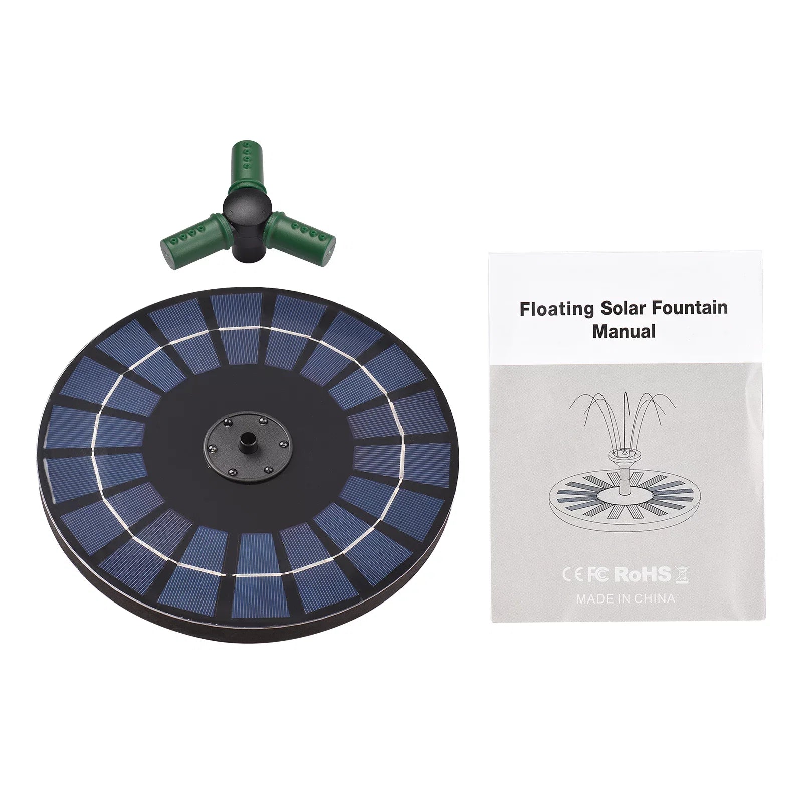 Auto-shut Pond Nozzle 9 Off Brewel Inch Pump With Pump 6w fountain,Battery Led Solar Off Rookin Auto-shut Water With Rotatable With Battery Nozzle Off Solar Inch Yaliya 9 Auto-shut Bath