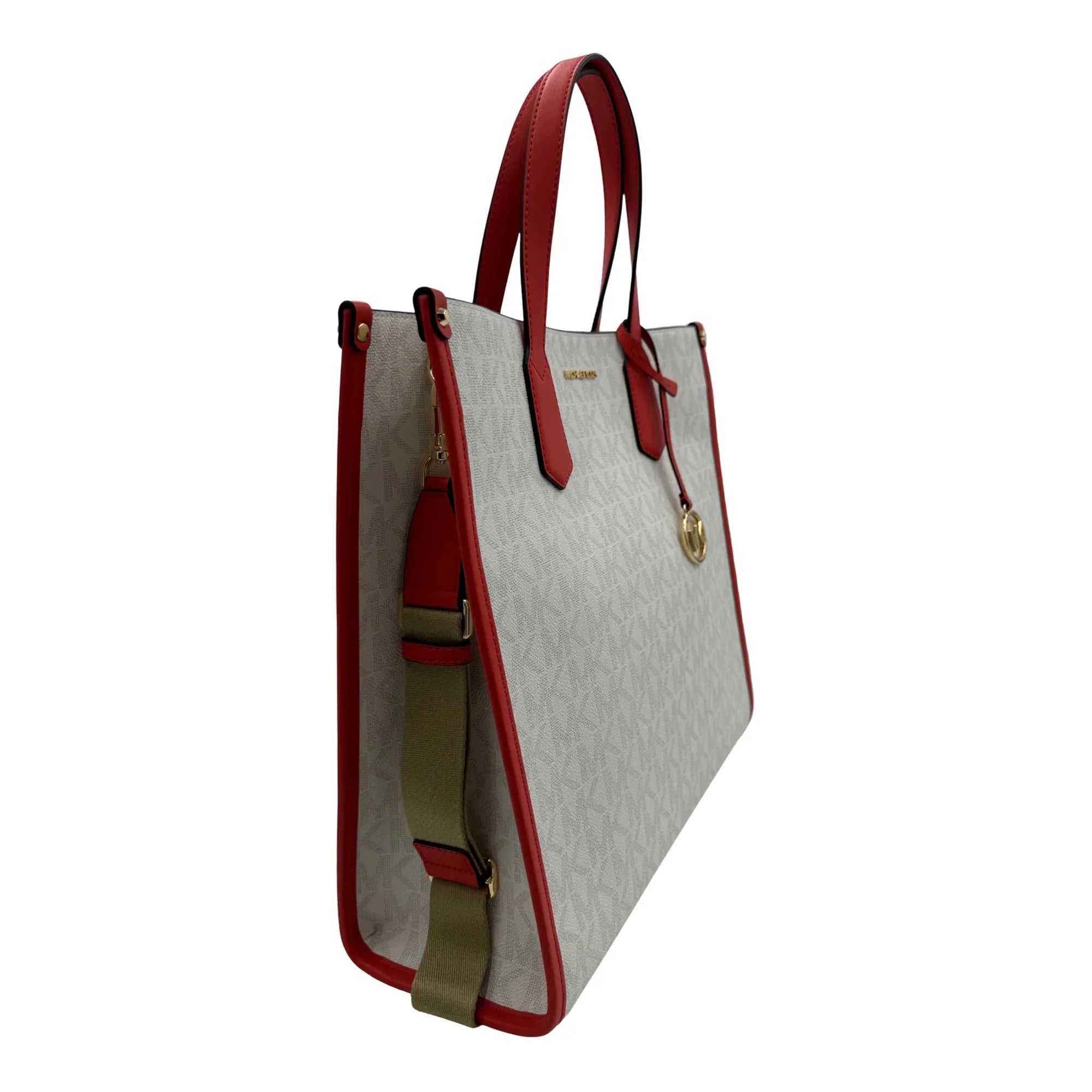 Kors Logo Spiced Michael - Large Coral Tote Maple