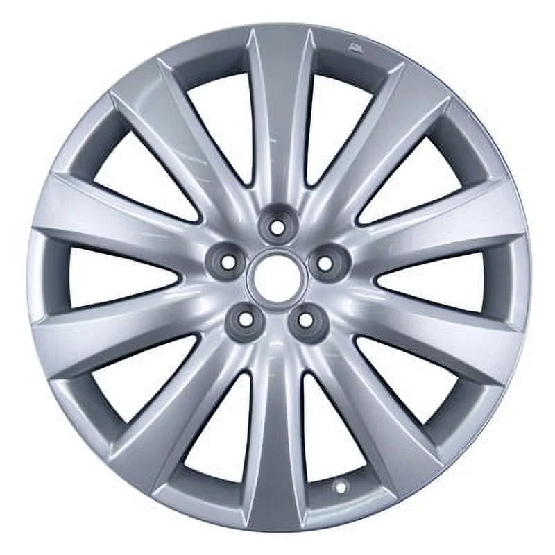 Full Mazda Face, Aluminum Reconditioned 7.5 Bright Sparkle CX9 OEM X Wheel, Fits KAI Alloy 20 Silver 2007-2010