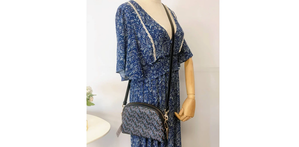 Crossbody Print Coach Monogram IN CF343 With Madi Coach Navy