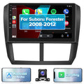 Stereo Wireless Hifi, 13 Backup 9'' Carplay Forester Bluetooth AHD 2008-2012 Podofo Camera Android Android Radio WIFI for Subaru 2+64G GPS Auto Touchscreen Car FM