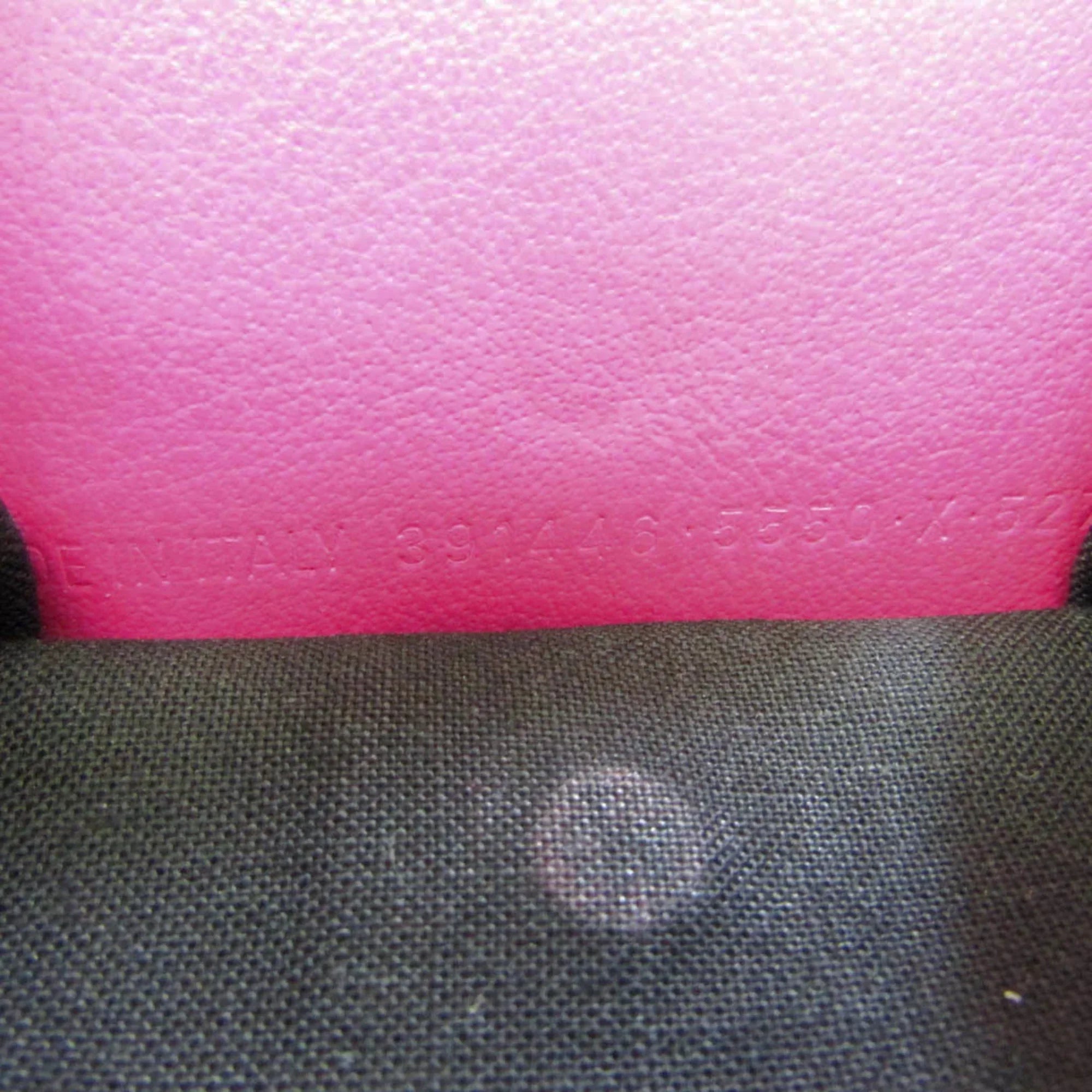 Women's (tri-fold) (Good) Pre-Owned Mini Balenciaga Wallet Wallet Paper Leather Pink 391446