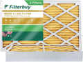 Pleated Furnace HVAC Filters Air Filterbuy (2-Pack) 11 MERV AC 12x24x4