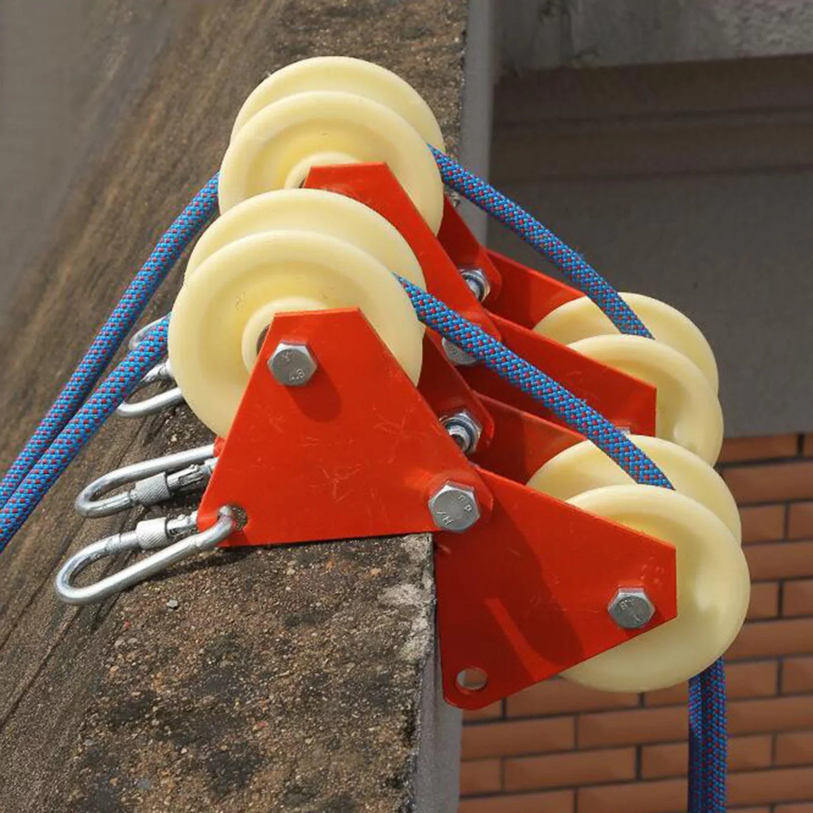 Abseiling Rope Climbing Anchor Wheels Rope Rappelling Edge Wear-Resistant Hiking Rock Sheath Accessories
