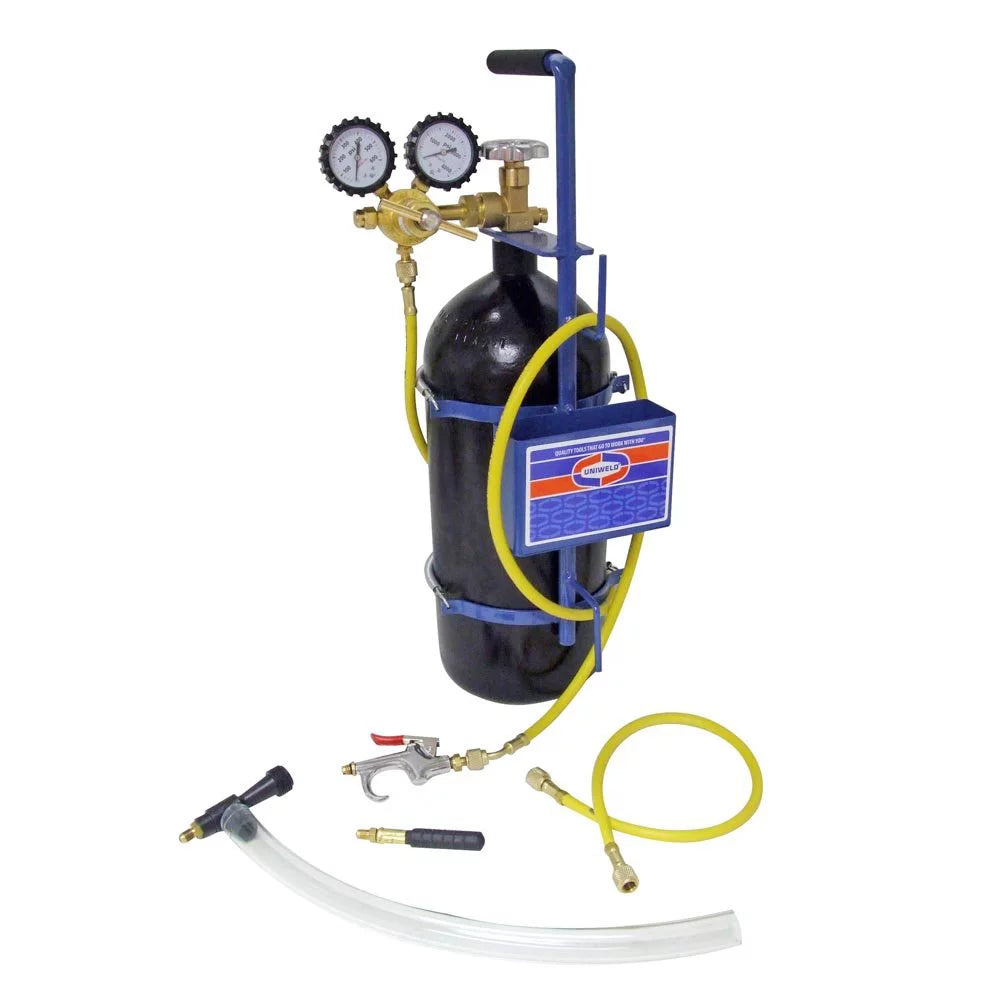 Nitrogen Carrying Tank Nitrogen Cubic 40040 and Uniweld Sludge Kit with for Stand Blaster Metal 40 Feet Sucker