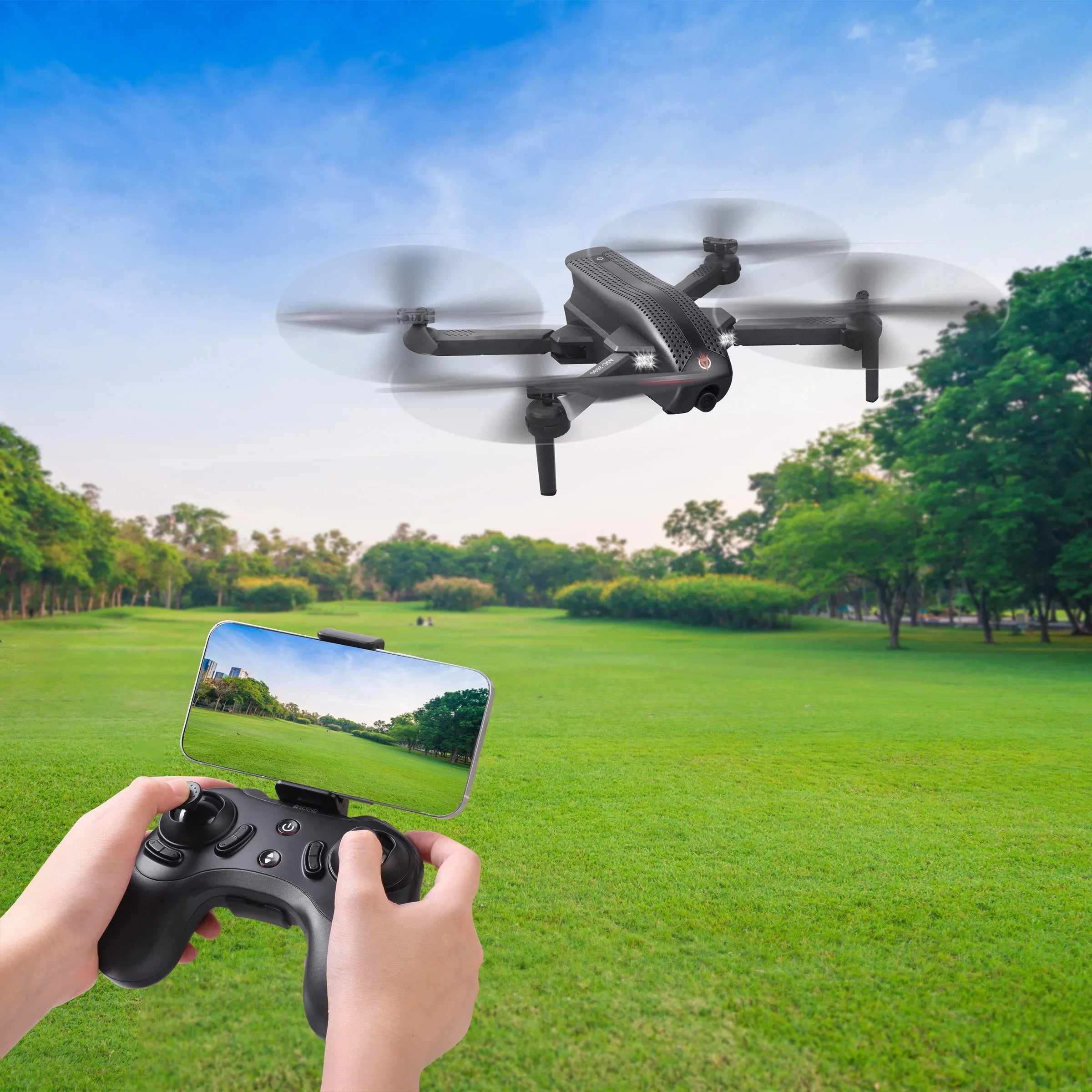 Premium Ascend Drone Ultra-Wide Video Aeronautics ASC-2680 Camera HD with Lens