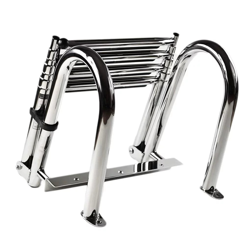 4 Stainless Telescoping Ladder Marine City Steel Step Transom