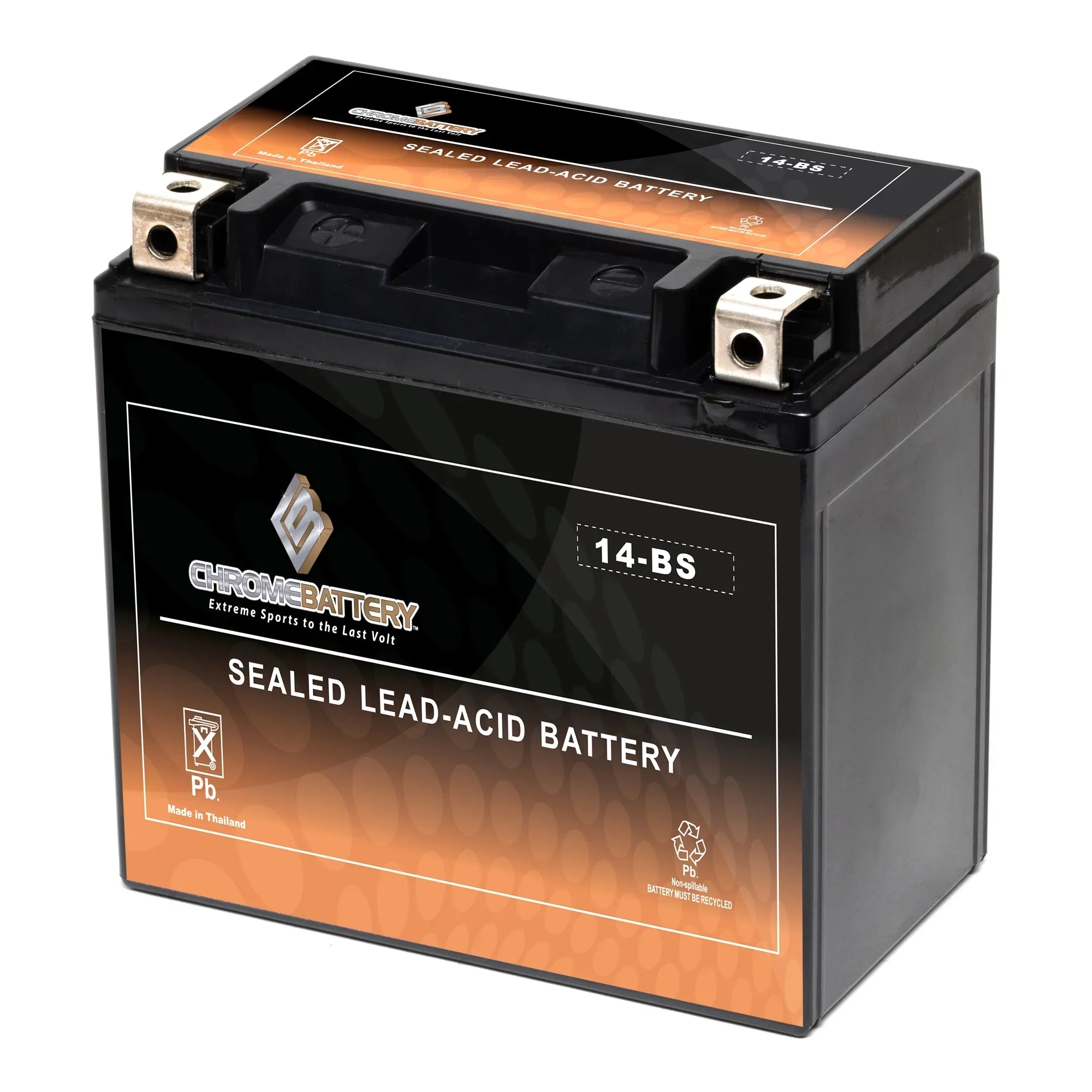 Zg1400 Abs Chrome for Battery Ytx14-Bs 1400Cc Kawasaki 2009 Motorcycle Concours, Battery
