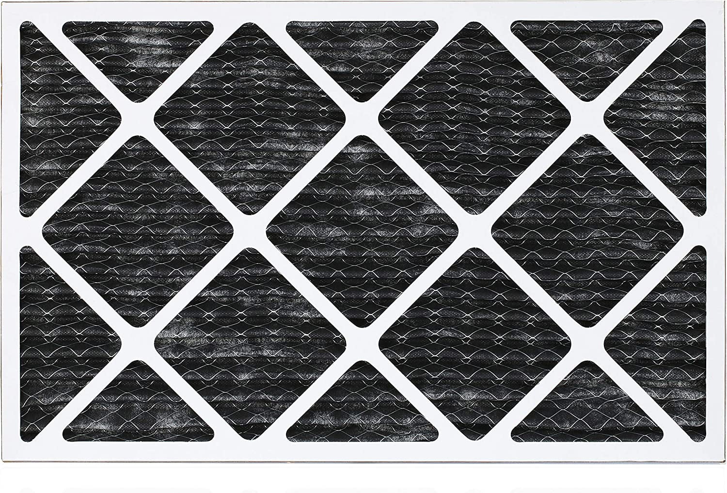 Odor Furnace MERV Air 8 Carbon 24x30x1 Filterbuy (6-Pack) with AC Eliminator Filters Pleated Activated HVAC
