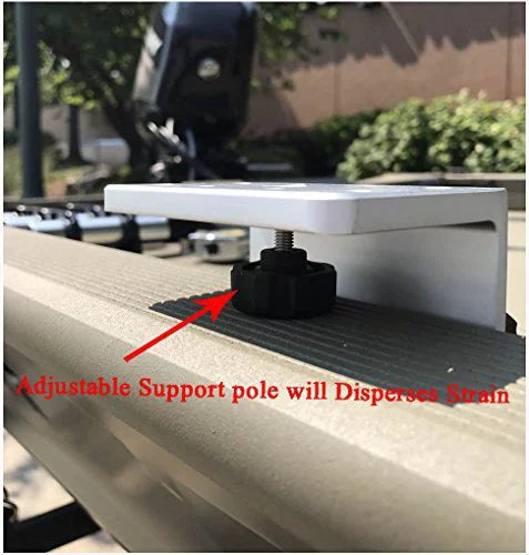 /90 Boat Track Sport Power Rod Lock for Versatrack System degree BroCraft Lund Holder Tracker
