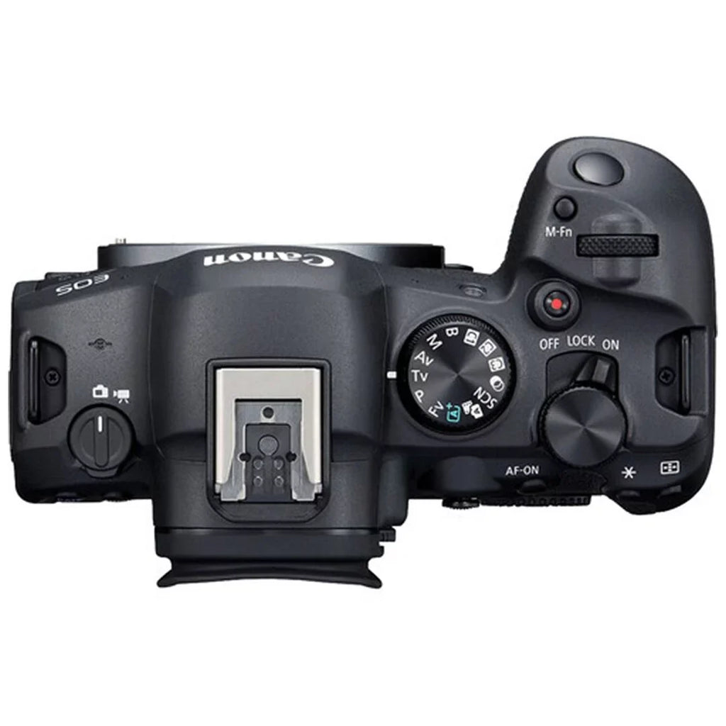 Mirrorless + Flash EOS Mark 64GB + Lens Accessory with RF + SanDisk + + EF 75-300mm Memory 24-105mm II Case ZeeTech Canon R6 LED Bundle Card Camera