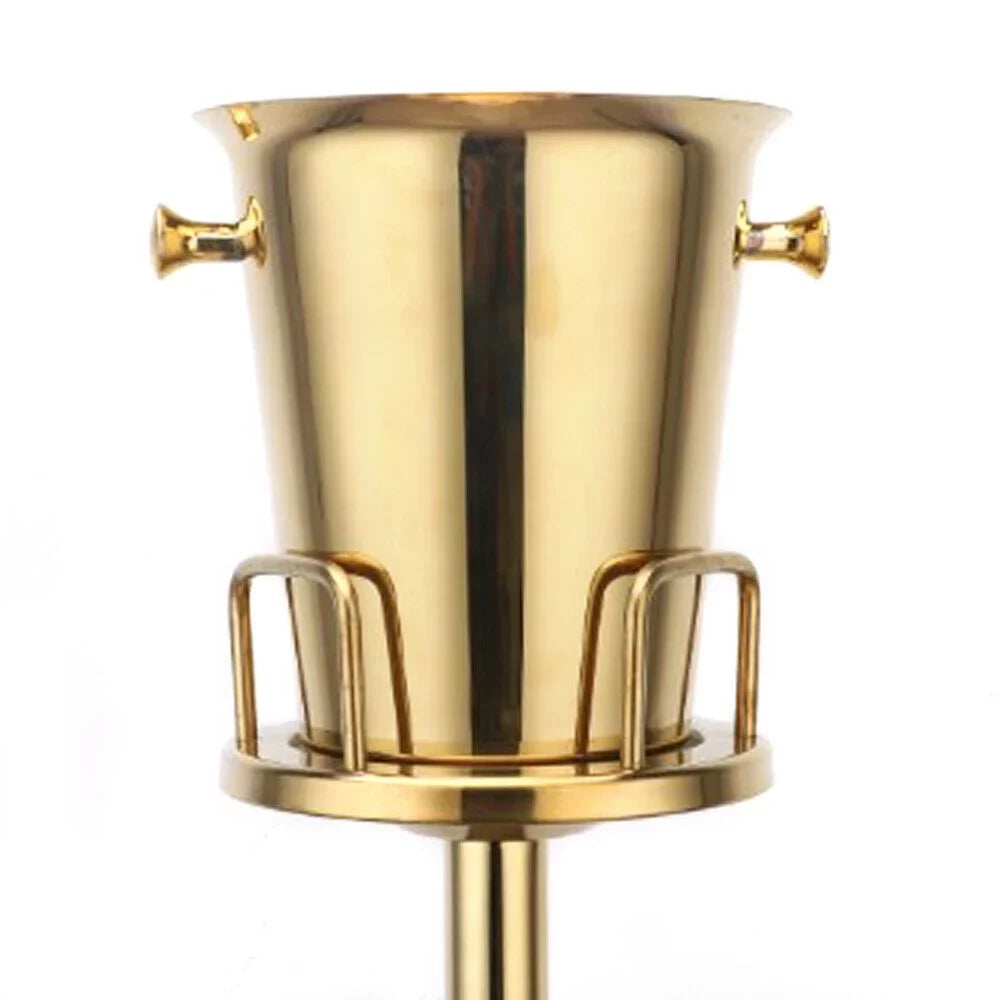 Titanium Holder for Hotel Bucket Bucket Bar Ice Champagne Party Home Vasque Bucket Gold Ice