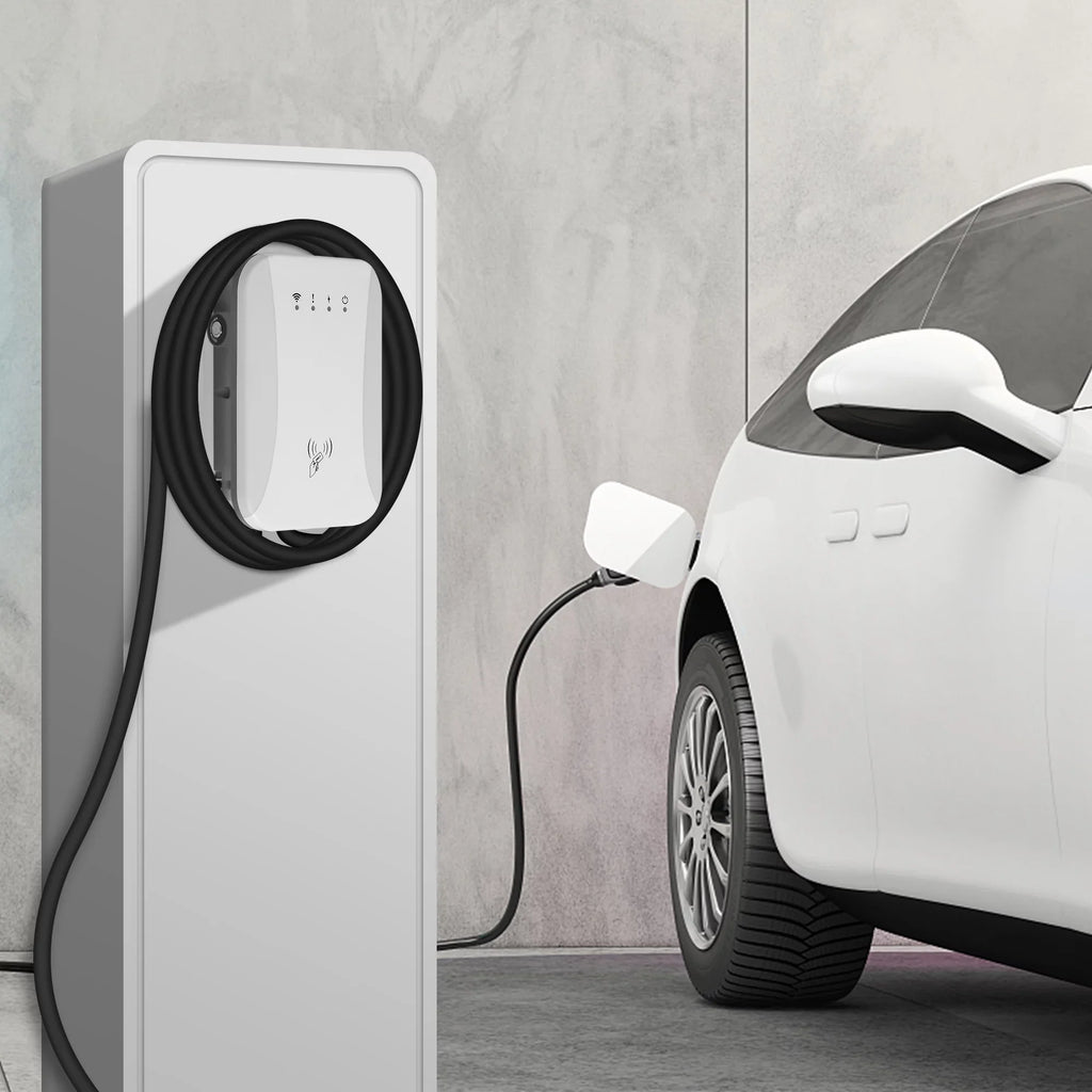 Standard with 14-50 Charging ft NEMA ) Cable, 25 EV Indoor/Outdoor Level Station (40 J1772 240 Volt 14-50 Electric Charger NEMA Vehicle Plug Car Charging Portable SAE Amp, Charger 2