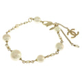 Mark Pre-Owned Pearl for CHANEL Faux Bracelet Coco (Good) Women