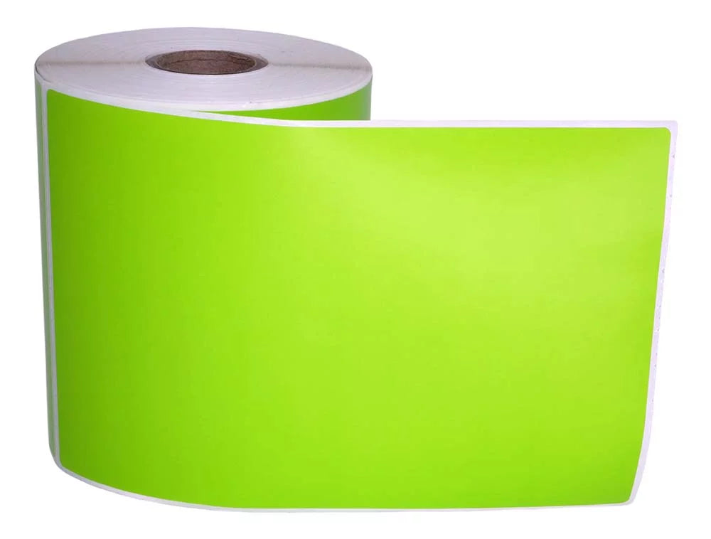 Thermal Shipping 4"x6" Zebra Eltron 15 GREEN Compatible Color Printers with Label Rolls Direct