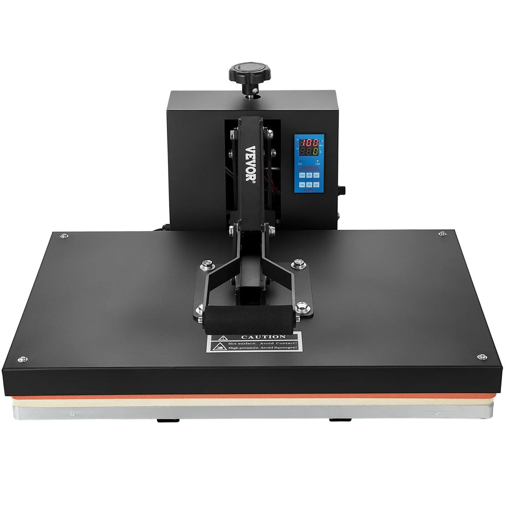 Press Heat to Use Transfer TShirt VEVOR for Industrial Heat and Power, Heat Digital Machine Vinyl, Press 1700W Easy Sublimation Black 16x24 Printer